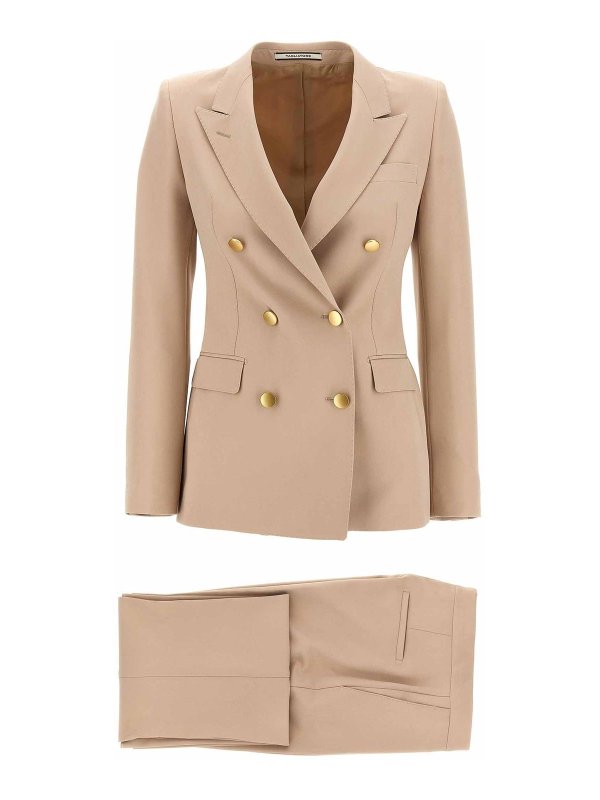 TAGLIATORE: ニーレングスドレス - 膝丈ドレス - ヌードカラー