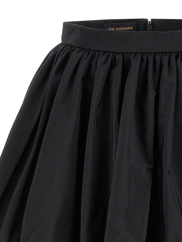 ミニスカート THE ANDAMANE SS25 'Whitely' skirt (TM170371ATNC181 BLACK) Whitely Mini Black Skirt
