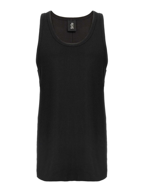 THOM KROM: Tops & Débardeurs - Top - Noir