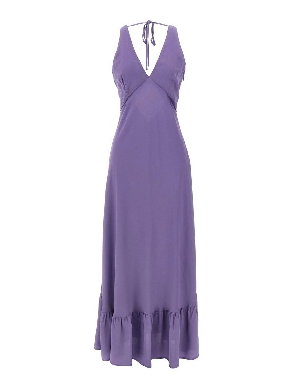 TWINSET: Maxi robe - Maxi Robe - Violet