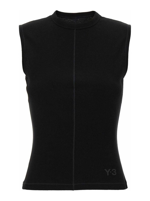 Y-3: Tops & Tank tops - Fit Top