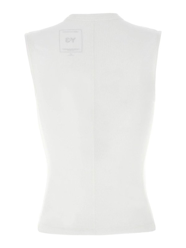 Y-3: Tops y camisetas sin mangas online - Top - Blanco