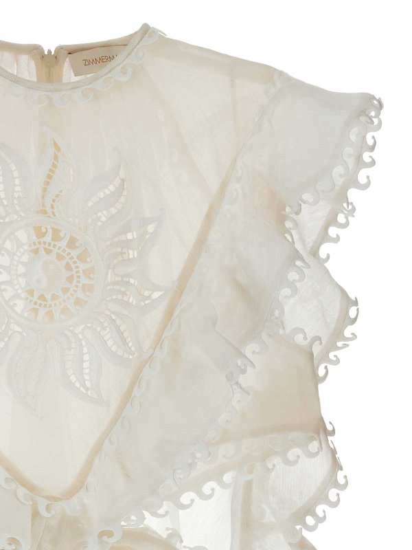 The Best Shops ZIMMERMANN: Tops und Tank Tops - Top - Weiß