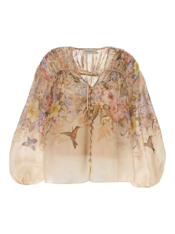 ZIMMERMANN: ブラウス - ブラウス - ヌードカラー