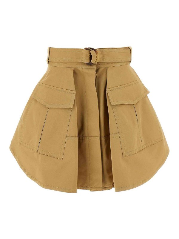 ZIMMERMANN: Knielange und Midi Röcke - Midirock - Beige