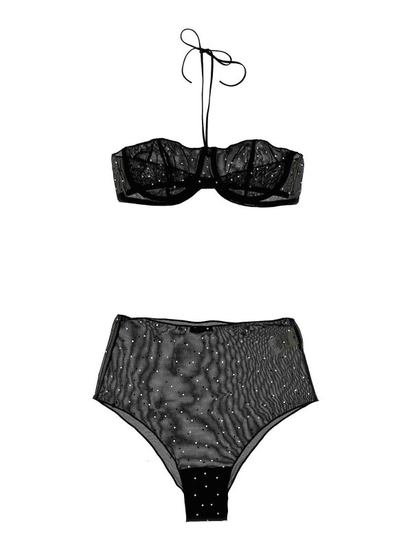 OSÉREE: Tops & Tank tops - Gem Necklace Set