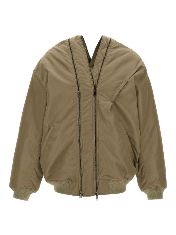 Y/PROJECT: blazers - Double Zip Pinched Logo Jacket