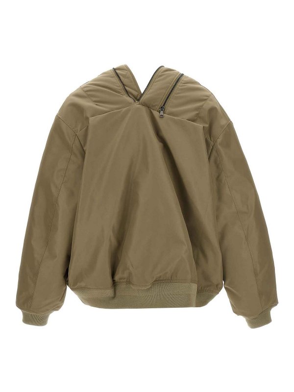 Y/PROJECT: blazers online - Double Zip Pinched Logo Jacket