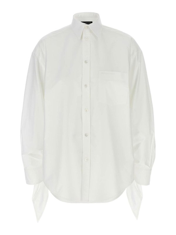 BALENCIAGA: shirts - Knotted Cuffs Shirt