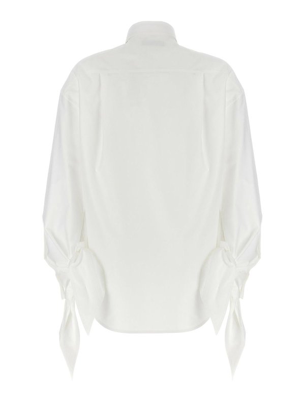 BALENCIAGA: shirts online - Knotted Cuffs Shirt