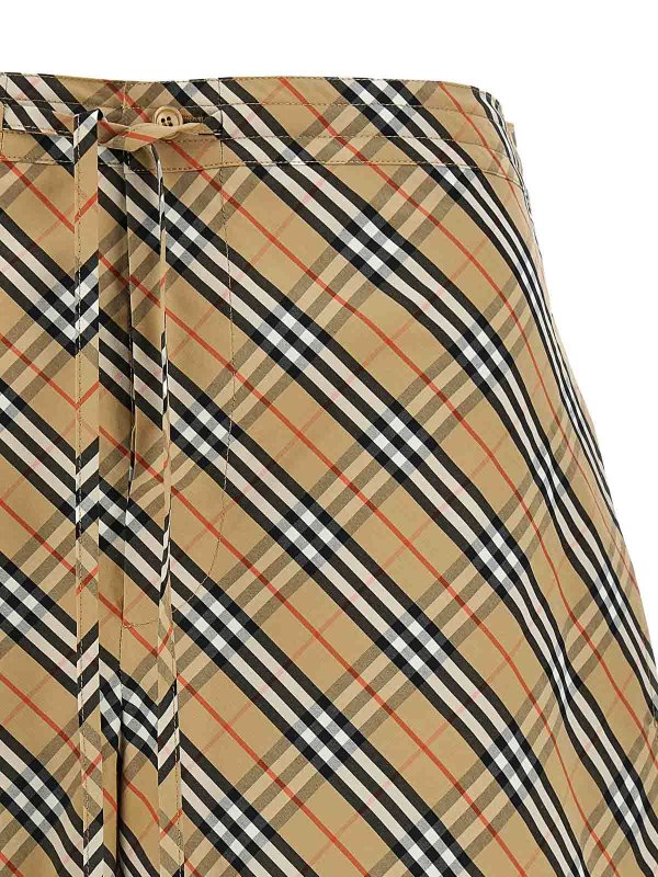 The Best Shops BURBERRY: Trousers Shorts - Check Shorts