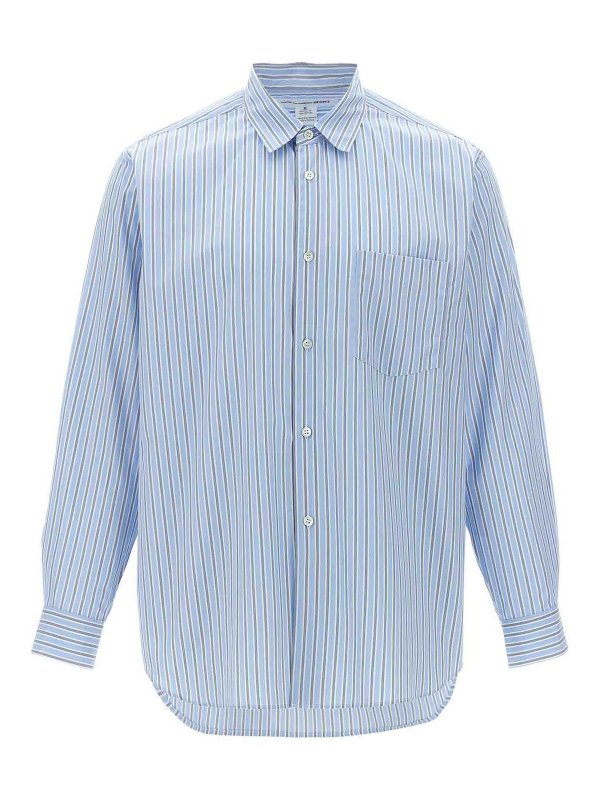 COMME DES GARCONS: Hemden - Hemd - Hellblau