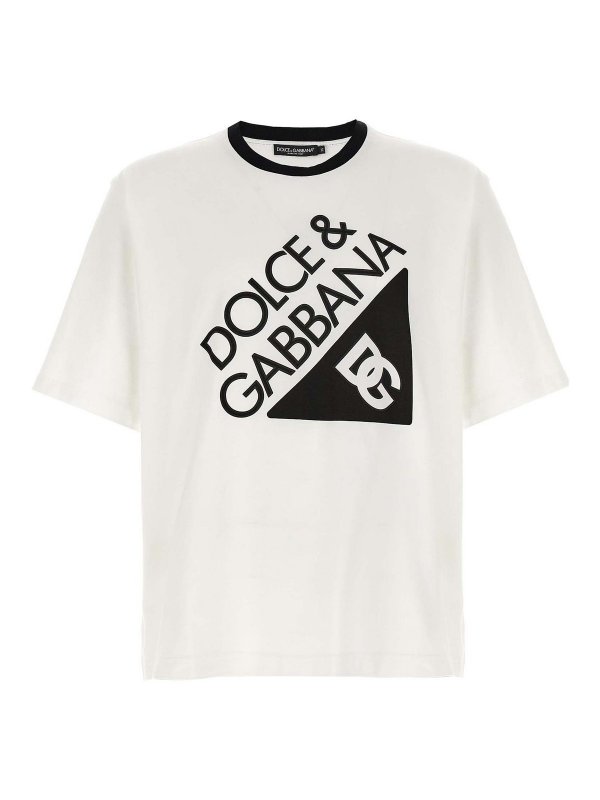 DOLCE & GABBANA: Tシャツ - Tシャツ - 白