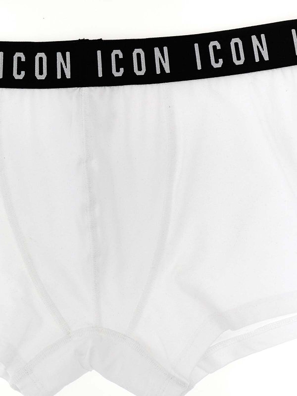 The Best Shops DSQUARED2: Bañadores y boxer de baño - Boxers De Baño - Blanco