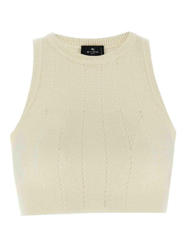 ETRO: Tops und Tank Tops - Top - Weiß