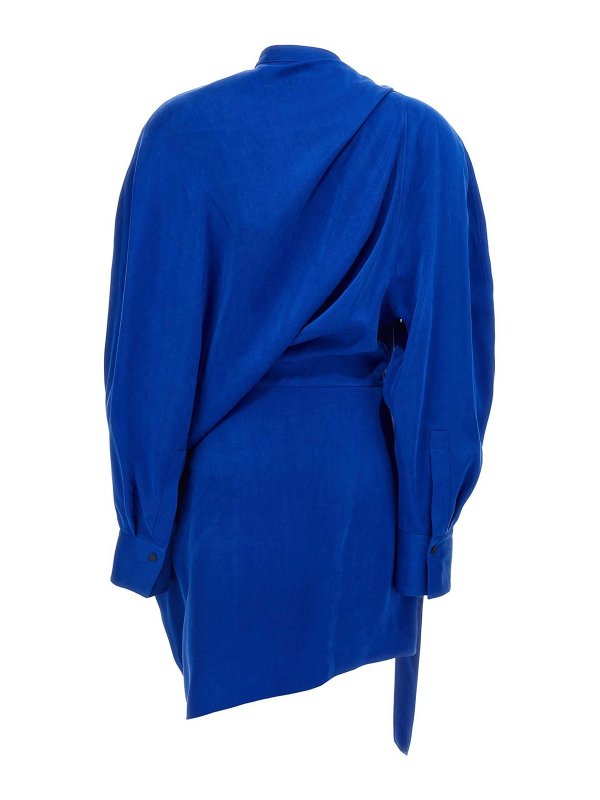 FERRAGAMO: ニーレングスドレス online - 膝丈ドレス - ブルー