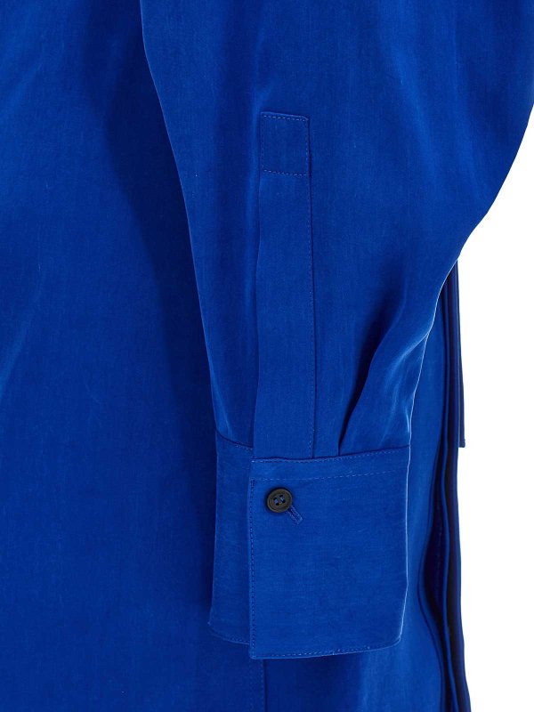 膝丈ドレス - ブルー shop online: FERRAGAMO