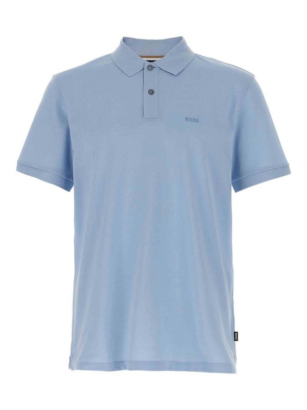 Hugo Boss: ポロシャツ - ポロシャツ - ライトブルー