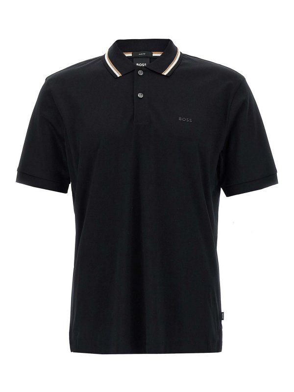 Hugo Boss: ポロシャツ - ポロシャツ - 黒