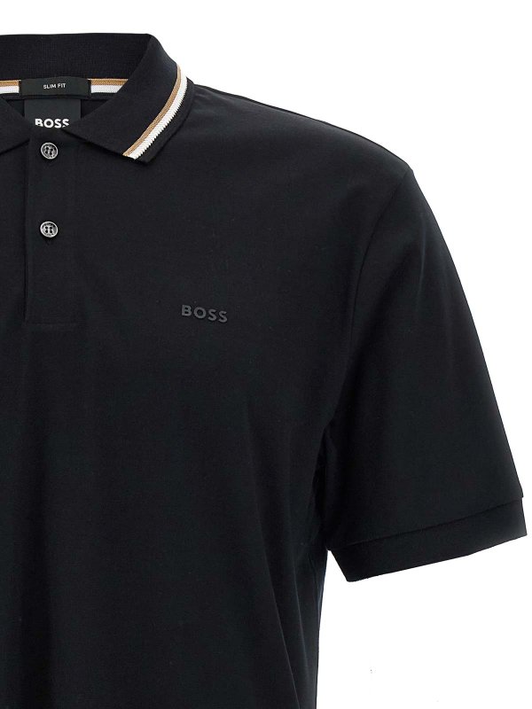 The Best Shops Hugo Boss: ポロシャツ - ポロシャツ - 黒