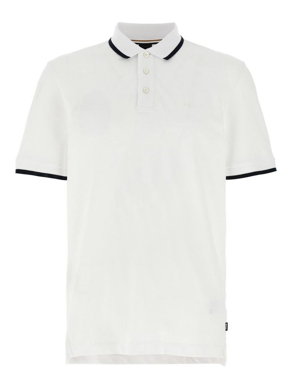 Hugo Boss: Poloshirts - Poloshirt - Weiß