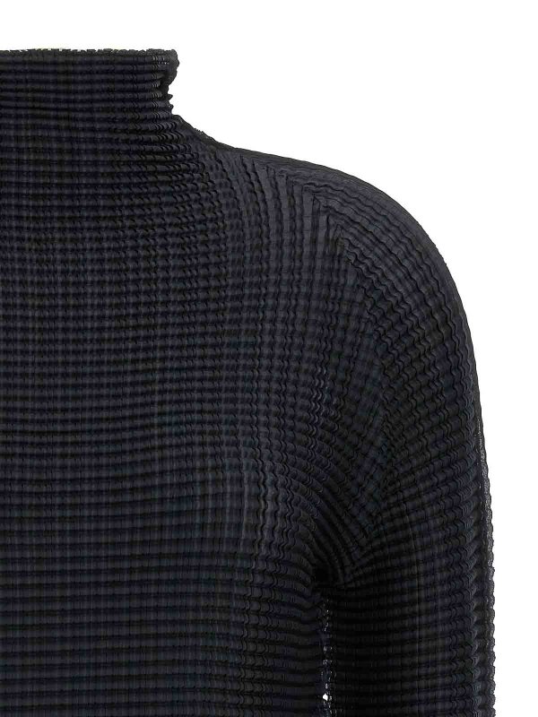 The Best Shops PLEATS PLEASE ISSEY MIYAKE: ブラウス - ブラウス - 黒