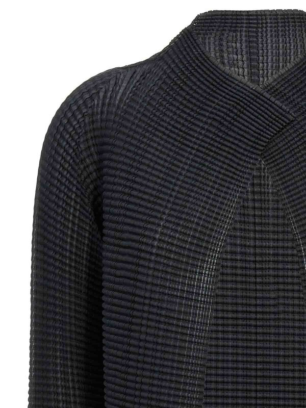 The Best Shops PLEATS PLEASE ISSEY MIYAKE: cardigans - Wooly Pleats Cardigan