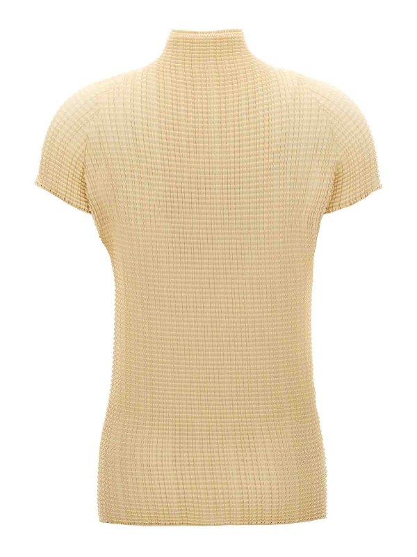 PLEATS PLEASE ISSEY MIYAKE: Tシャツ online - Tシャツ - ベージュ