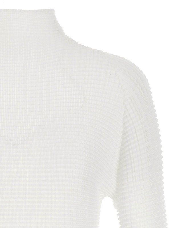 The Best Shops PLEATS PLEASE ISSEY MIYAKE: blouses - Wooly Pleats-56 Blouse