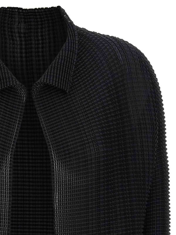 The Best Shops PLEATS PLEASE ISSEY MIYAKE: cardigans - Wooly Pleats-56 Cardigan