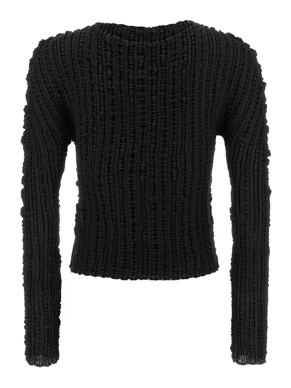 PLEATS PLEASE ISSEY MIYAKE: カーディガン online - カーディガン - 黒