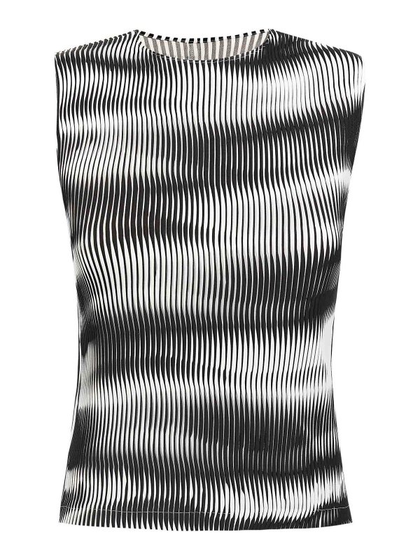PLEATS PLEASE ISSEY MIYAKE: Top e canotte - Sway Pleats Top