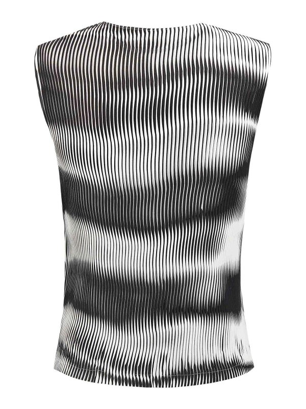 PLEATS PLEASE ISSEY MIYAKE: Top e canotte online - Sway Pleats Top