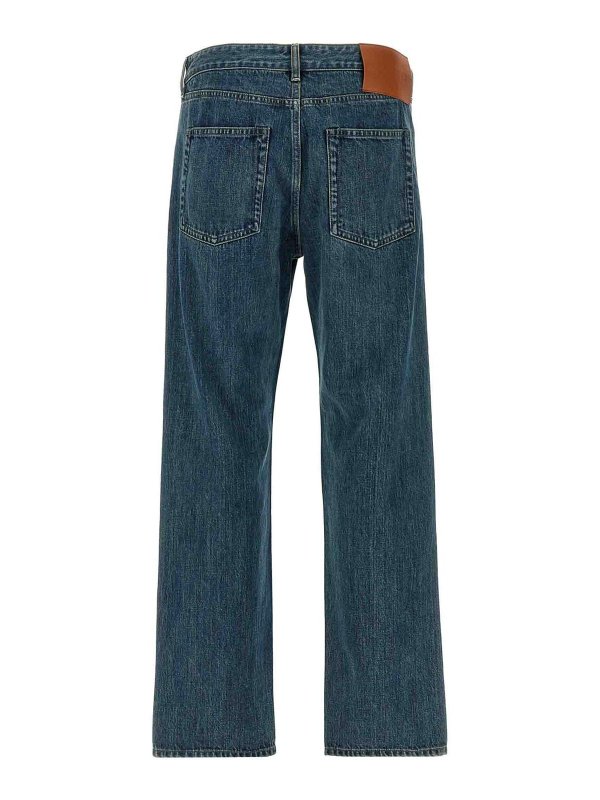 JIL SANDER: Jeans évasés online - Jean Bootcut - Bleu