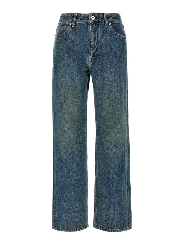 JIL SANDER: Jeans boot-cut - Jeans Boot-Cut - Azul