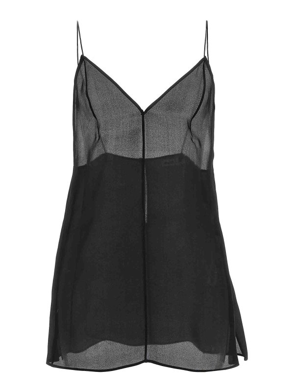 KHAITE: トップス＆タンクトップ - トップ/タンクトップ - 黒