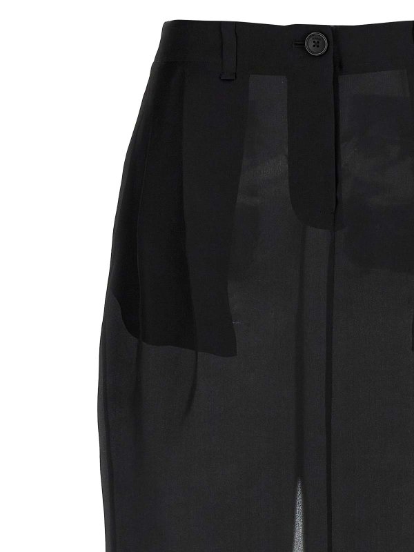 【KHAITE】 Lucian' skirt Black 41493002200 Lucian Skirt in Black – KHAITE