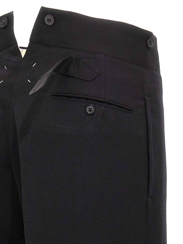 ショートパンツ - 黒 shop online: Maison Margiela