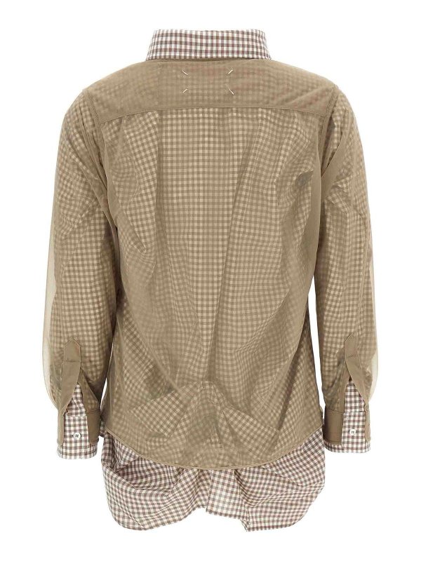 Maison Margiela: shirts online - Multilayer Shirt
