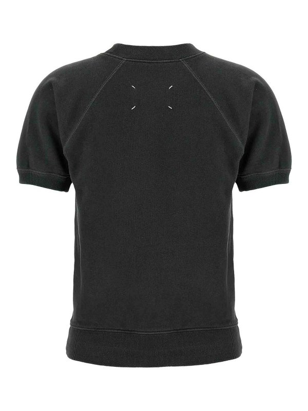 Maison Margiela: Felpe e maglie online - Dcortiqu Logo Sweatshirt