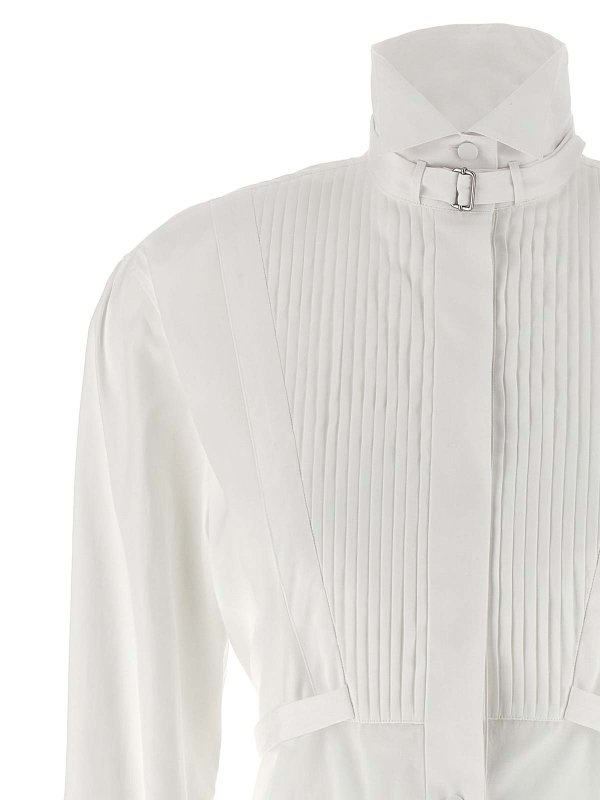 The Best Shops ALEXANDER MCQUEEN: Vestidos media pierna - Vestido Midi - Blanco