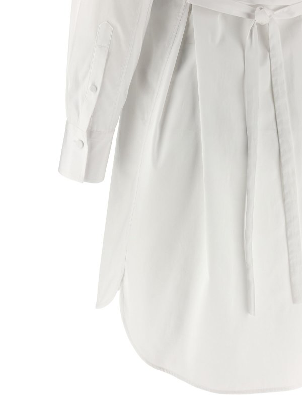 Vestido Midi - Blanco shop online: ALEXANDER MCQUEEN