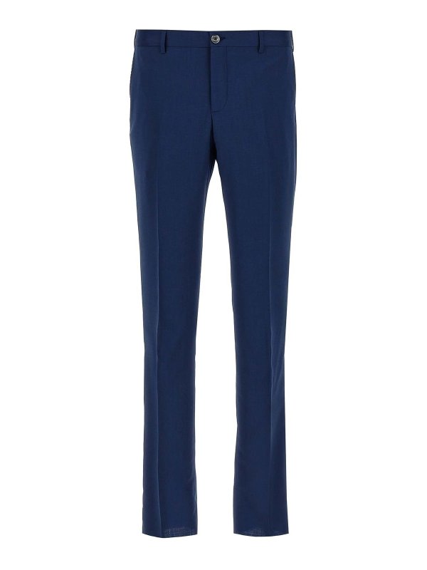 膝丈ドレス - ブルー shop online: PAL ZILERI