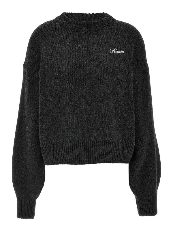 ROTATE Birger Christensen: Pull col rond - Pull Col Rond - Gris