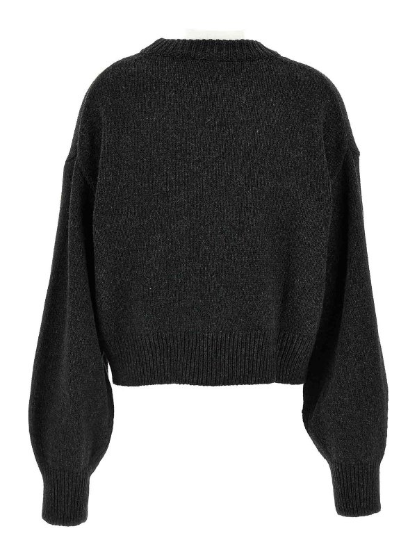 ROTATE Birger Christensen: Pull col rond online - Pull Col Rond - Gris