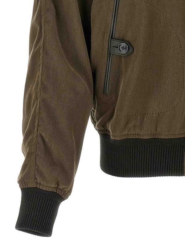 Gabardine Fluid Bomber Jacket shop online: TOM FORD