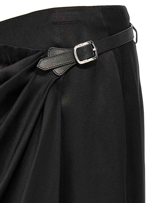 スカート TOM FORD SS25 'Wrap' skirt (GC5799FAX1512 LB999) Tom Ford Wrap Skirt - Black - Women | GC5799FAX1512LB999