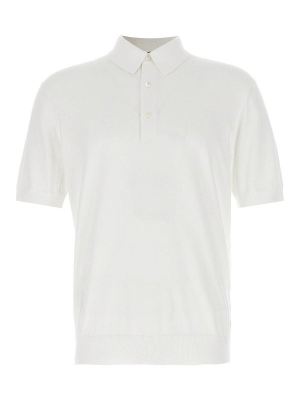ZEGNA: ポロシャツ - ポロシャツ - 白