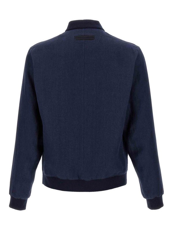 ZEGNA: Bombers online - Bomber - Bleu