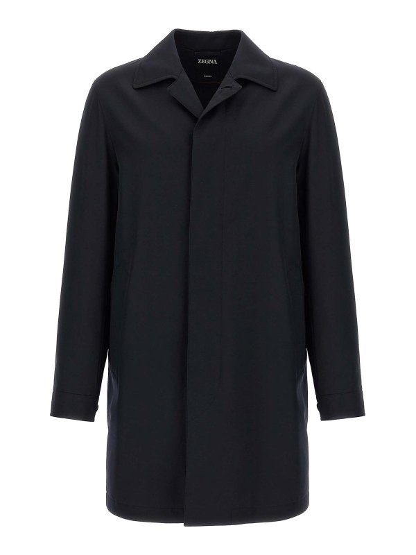 ZEGNA: Trenchs - Trench-Coat - Bleu